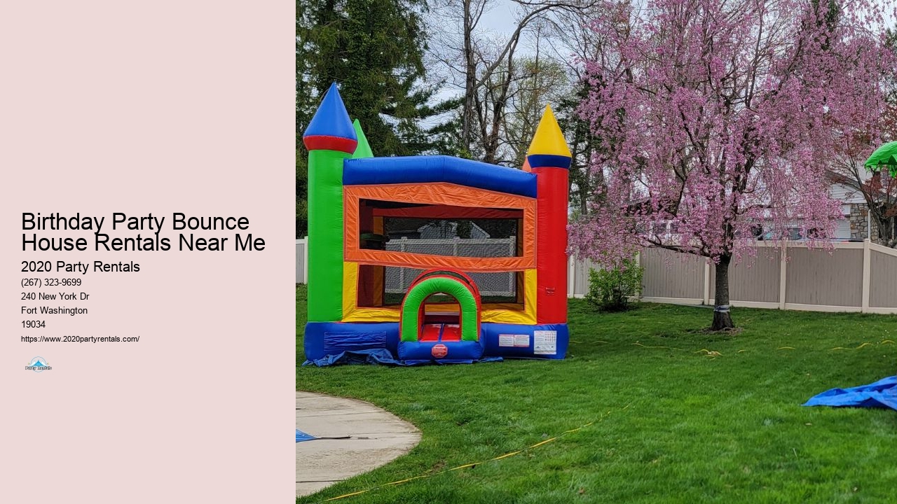 Same Day Bounce House Rentals Near Me